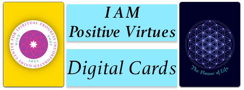 I AM Positive Virtues Digital Cards